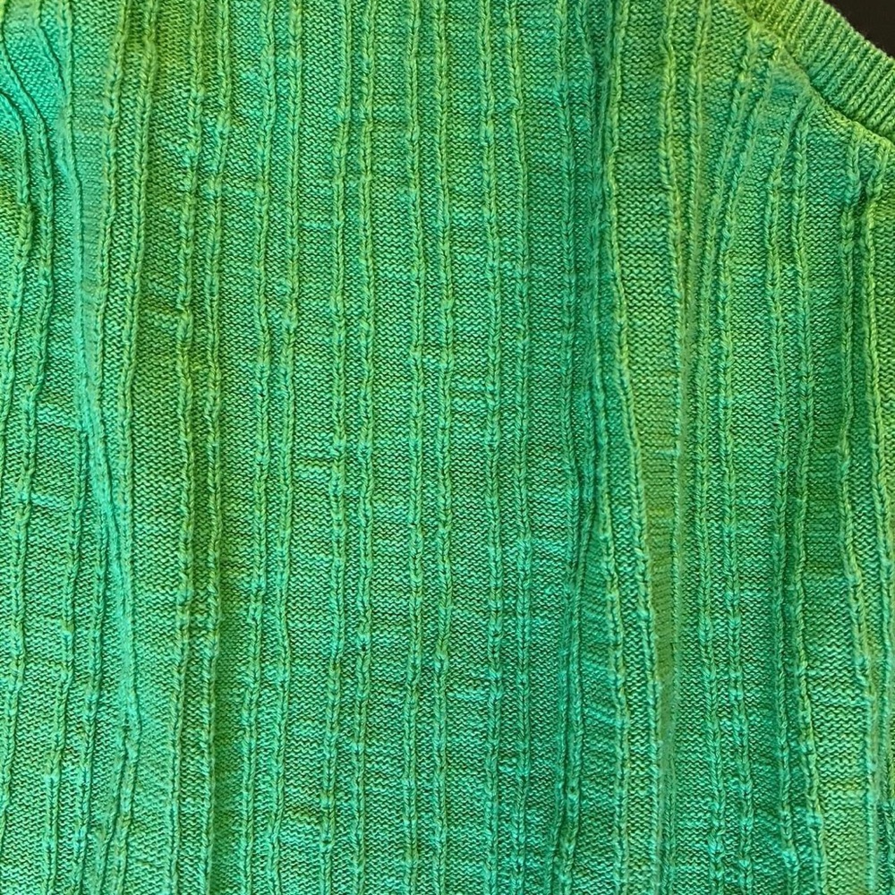 Green Free People one shoulder sweater - Picture 4 of 5
